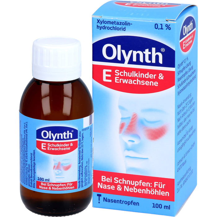 Olynth E Nasentropfen bei Schnupfen, 100 ml Solution