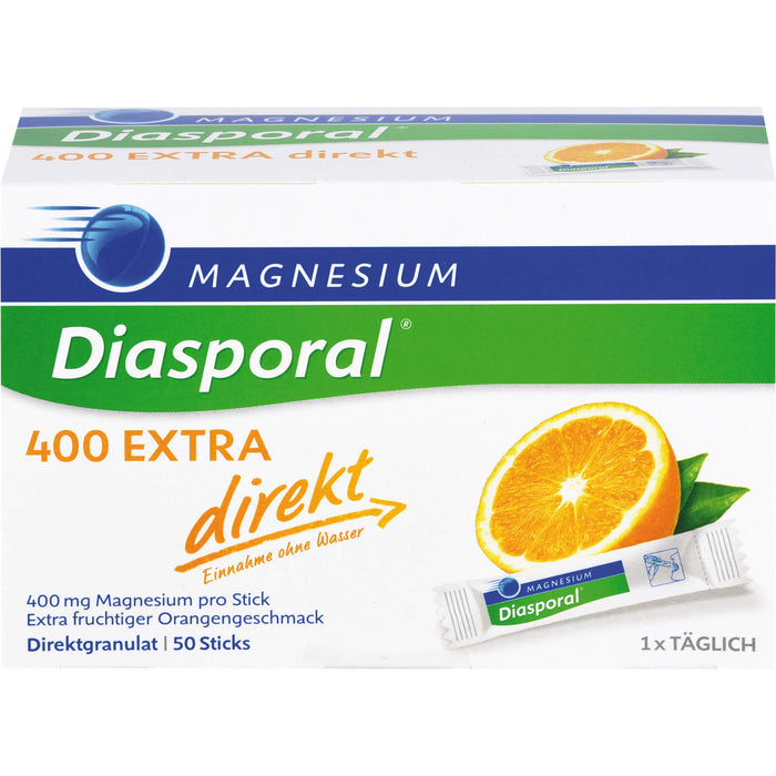 Magnesium-Diasporal 400 extra direkt Direktgranulat Sticks, 50 St. Beutel