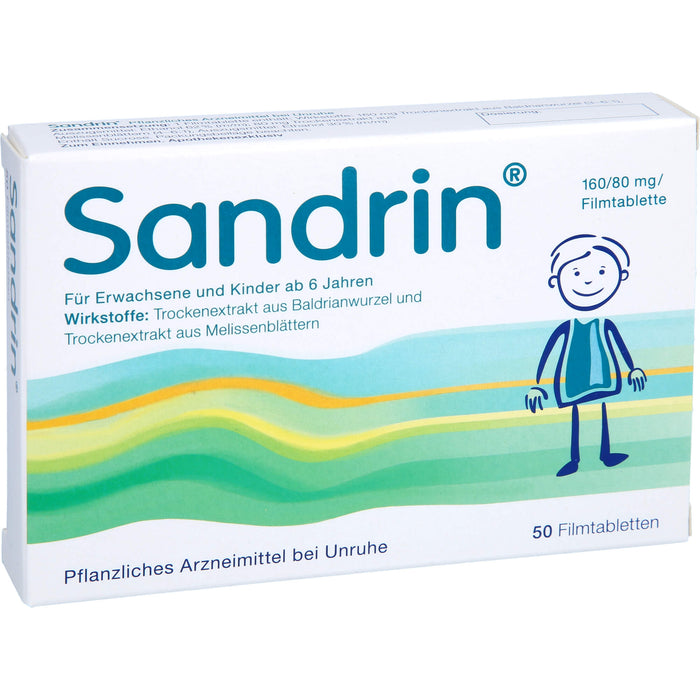 Sandrin Filmtabletten bei Unruhe, 50 pcs. Tablets