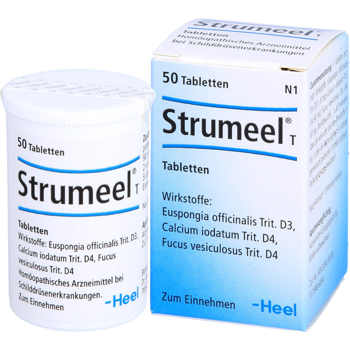 Strumeel T Tabletten bei Schilddrüsenerkrankungen, 50 St. Tabletten