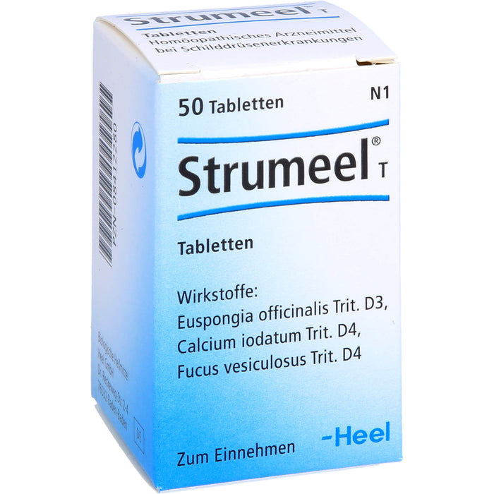 Strumeel T Tabletten bei Schilddrüsenerkrankungen, 50 St. Tabletten