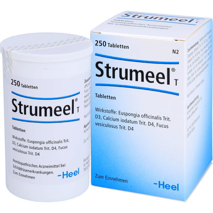 Strumeel T Tabletten bei Schilddrüsenerkrankungen, 250 pcs. Tablets