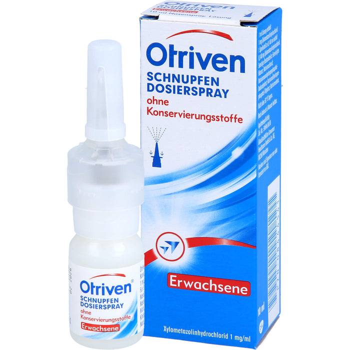 Otriven 0,1 % ohne Konservierungsstoffe Dosierspray, 10 ml Solution