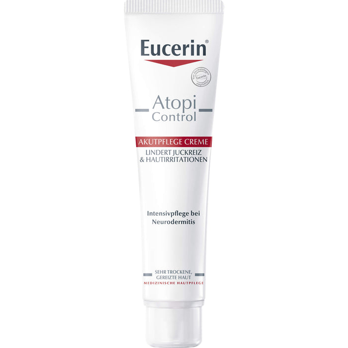 Eucerin AtopiControl Akutpflege Creme lindert Juckreiz, 40 ml Crème