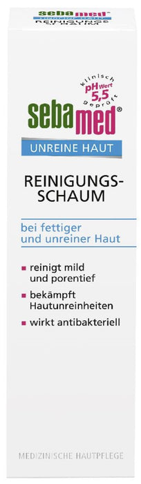 sebamed unreine Haut Reinigungsschaum, 150 ml Mousse