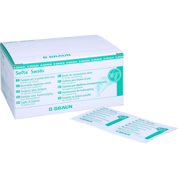 B. BRAUN Softa Swabs Tupfer zur Hautreinigung, 100 pcs. Swab