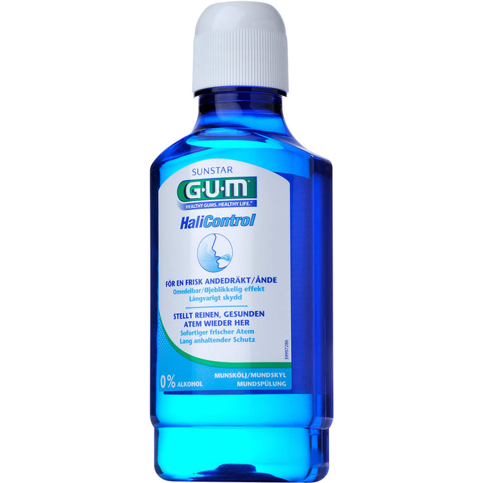 GUM HaliControl Mundspülung ohne Alkohol, 300 ml Solution