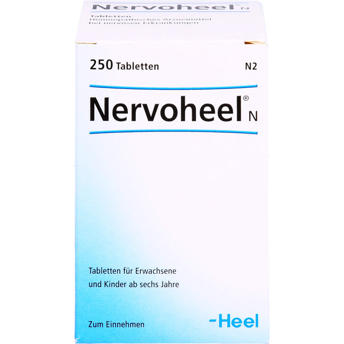 Nervoheel N Tabletten bei nervösen Erkrankungen, 250 pc Tablettes