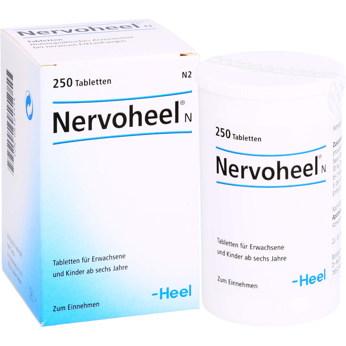 Nervoheel N Tabletten bei nervösen Erkrankungen, 250 pcs. Tablets