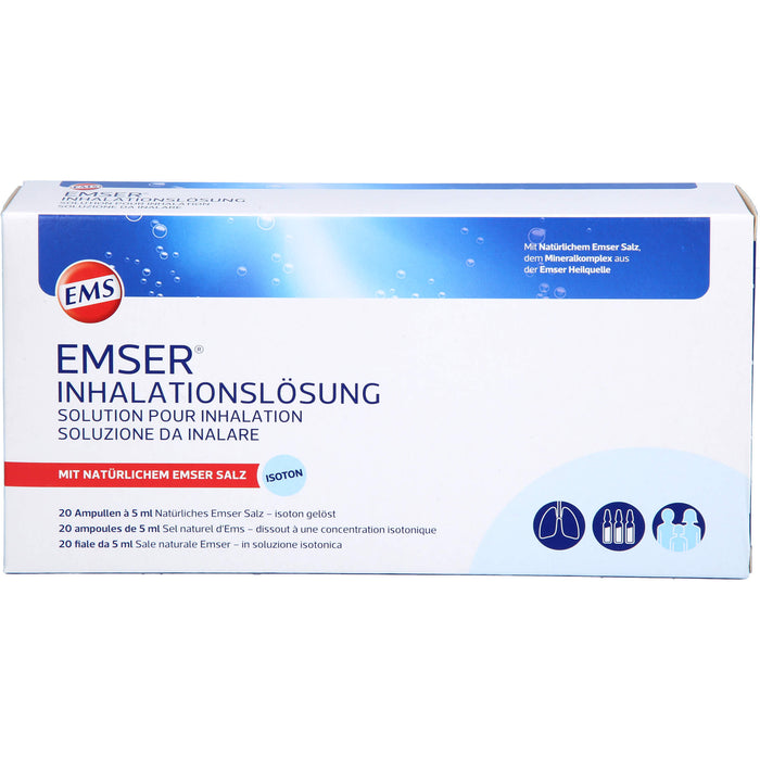 EMSER Inhalationslösung, 20 St. Ampullen