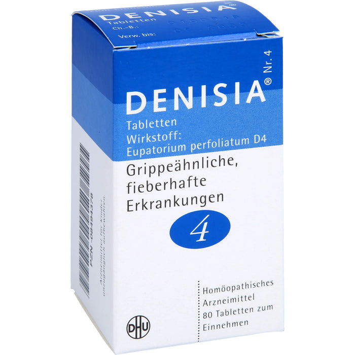 DHU DENISIA Nr. 4 Tabletten bei grippeähnlichen Erkrankungen, 80 pc Tablettes