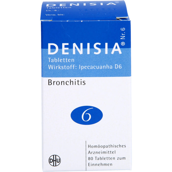 Denisia 6 Atemwegserkrankungen Tabletten, 80 St. Tabletten