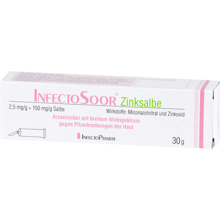 InfectoSoor Zinksalbe gegen Pilzerkrankungen der Haut, 30 g Ointment