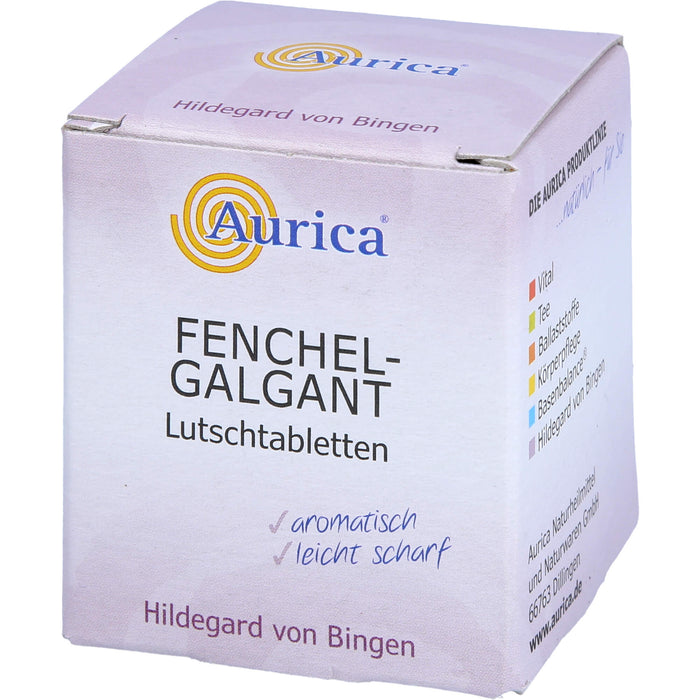 Aurica Fenchel-Galgant Lutschtabletten, 170 pcs. Tablets