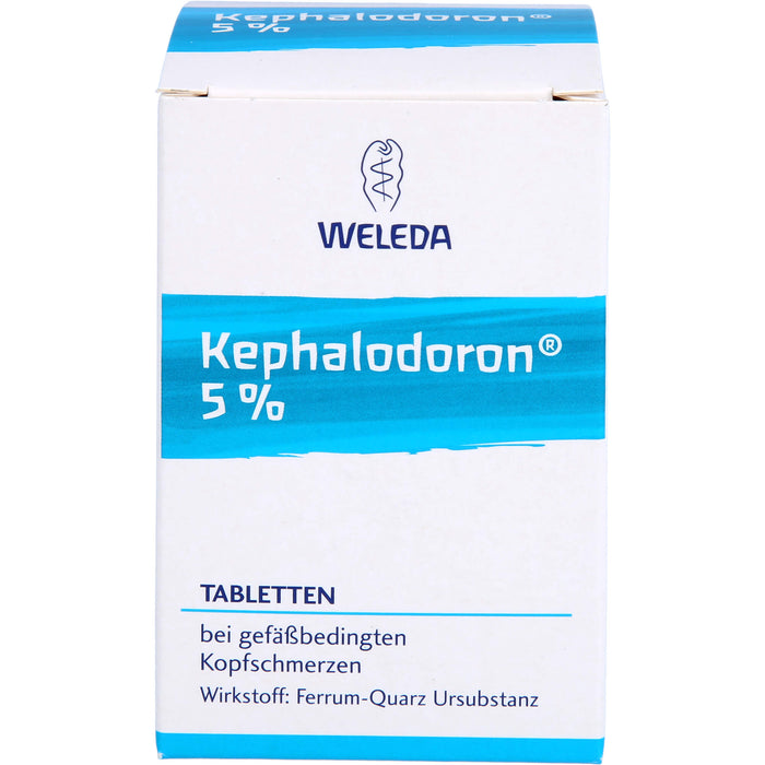 WELEDA Kephalodoron 5% Tabletten bei gefäßbedingten Kopfschmerzen, 250 St. Tabletten