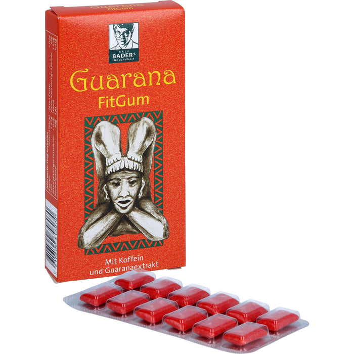 Guarana Fitgum Blister, 12 St. Dragees