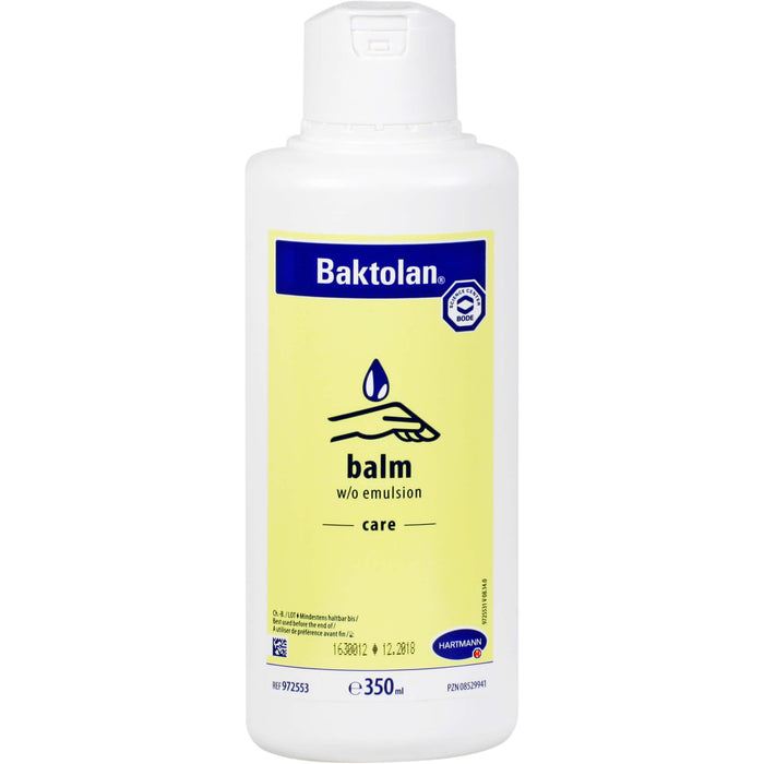 Baktolan balm w/o Emulsion für trockene und empfindliche Haut, 350 ml Crème