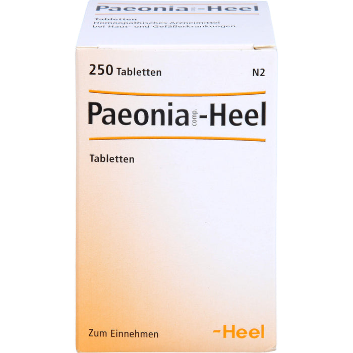 Paeonia comp. Heel Tabletten bei Haut- und Gefäßerkrankungen, 250 pcs. Tablets