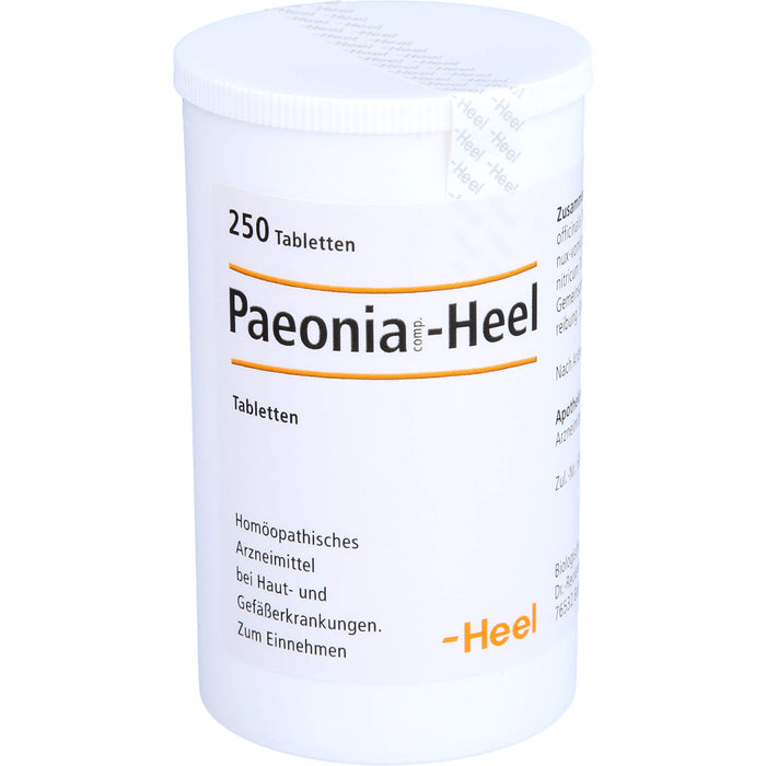 Paeonia comp. Heel Tabletten bei Haut- und Gefäßerkrankungen, 250 pcs. Tablets