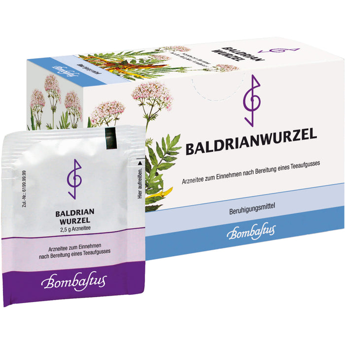 Bombastus Baldrianwurzel Arzneitee Beruhigungsmittel, 20 pc Sac filtrant