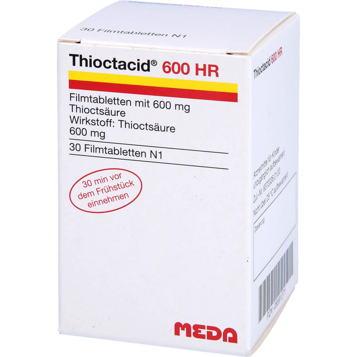 Thioctacid 600 HR Filmtabletten bei diabetischer Polyneuropathie, 30 pcs. Tablets