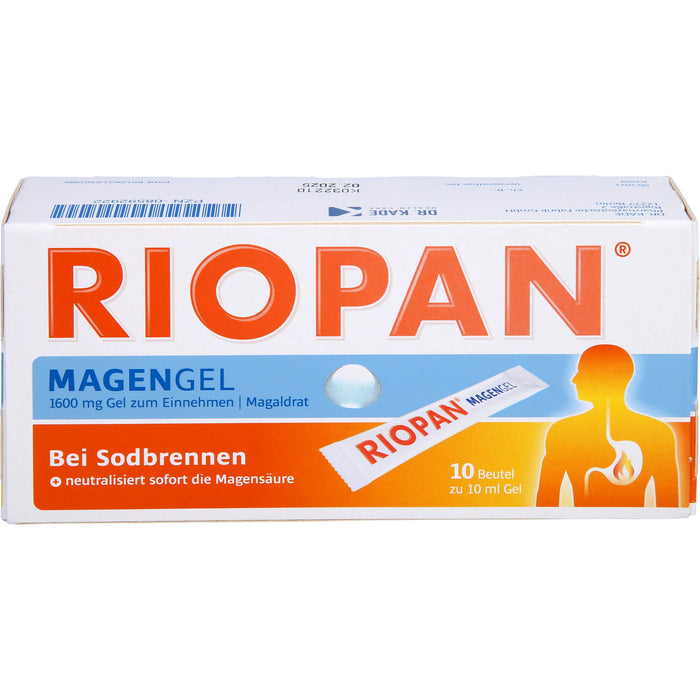 RIOPAN bei Sodbrennen Magengel, 10 pc Sachets