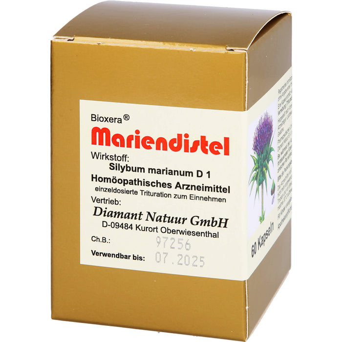 Mariendistel Bioxera Kaps., 60 St KAP