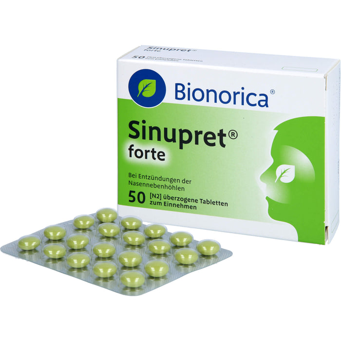 Sinupret forte überzogene Tabletten, 50 St. Tabletten