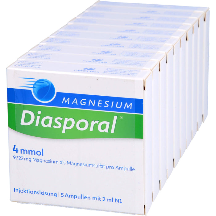 Magnesium-Diasporal 4mmol Injektionslösung gegen Krämpfe und Verspannungen, 50 ml Solution