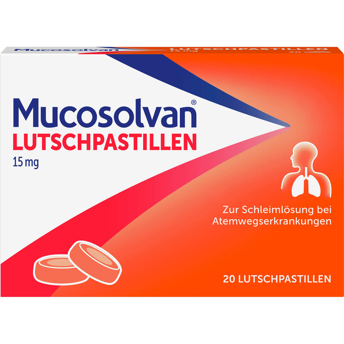 Mucosolvan 15 mg Lutschpastillen, 20 pc Tablettes