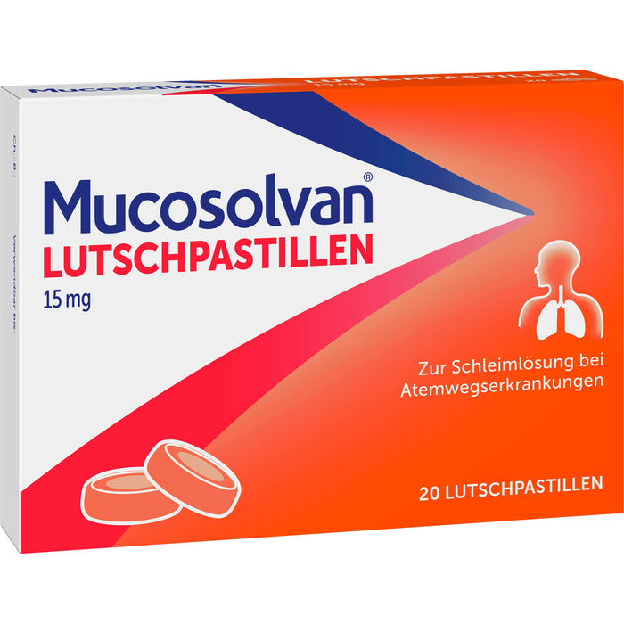 Mucosolvan 15 mg Lutschpastillen, 20 St. Tabletten