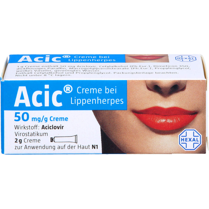 Acic Creme bei Lippenherpes, 2 g Crème