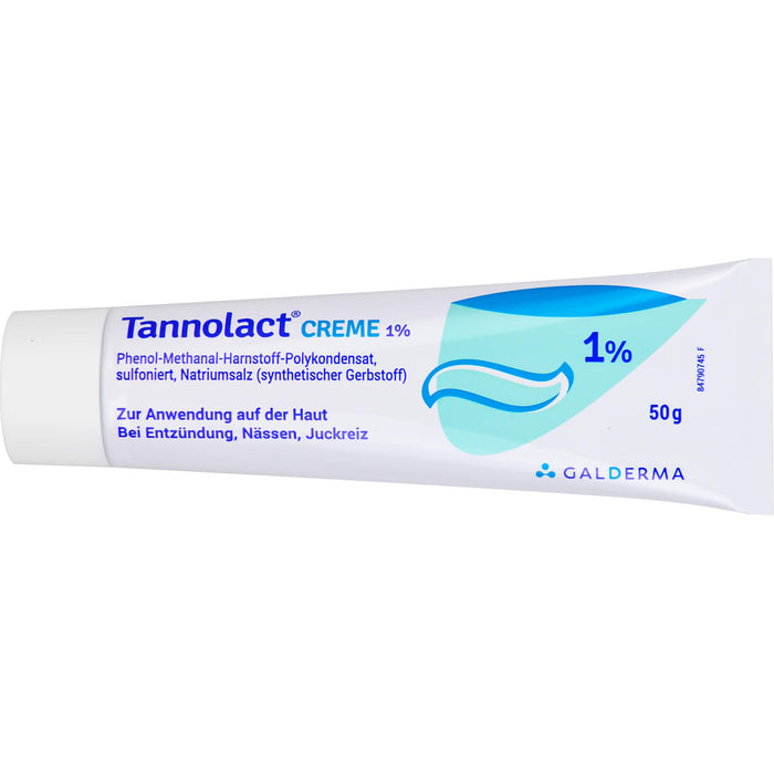 Tannolact Creme 1% bei Entzündung, Nässen, Juckreiz, 50 g Creme