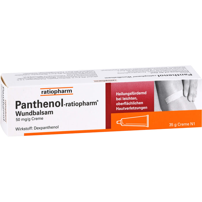 Panthenol-ratiopharm Wundbalsam heilungsfördernde Creme, 35 g Crème