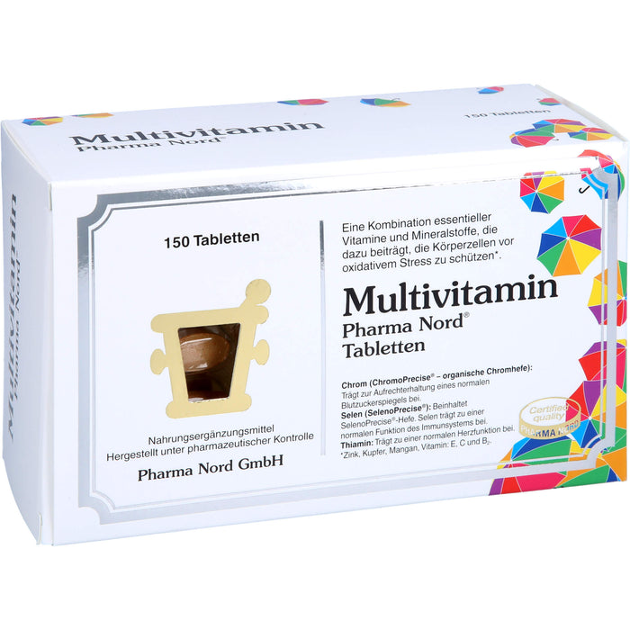 Pharma Nord Multivitamin Tabletten, 150 pc Tablettes