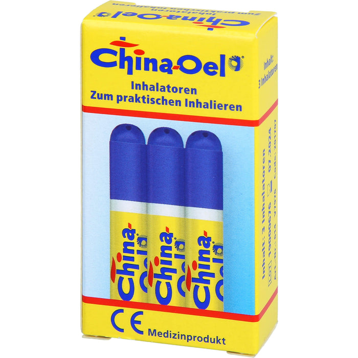 China-Oel Inhalatoren zum praktischen Inhalieren, 3 pcs. Help for inhalation