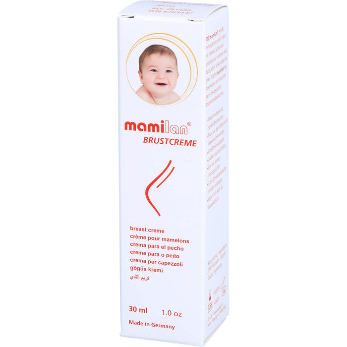 mamilan Brustcreme pflegt trockene und spröde Brustwarzen, 30 ml Cream