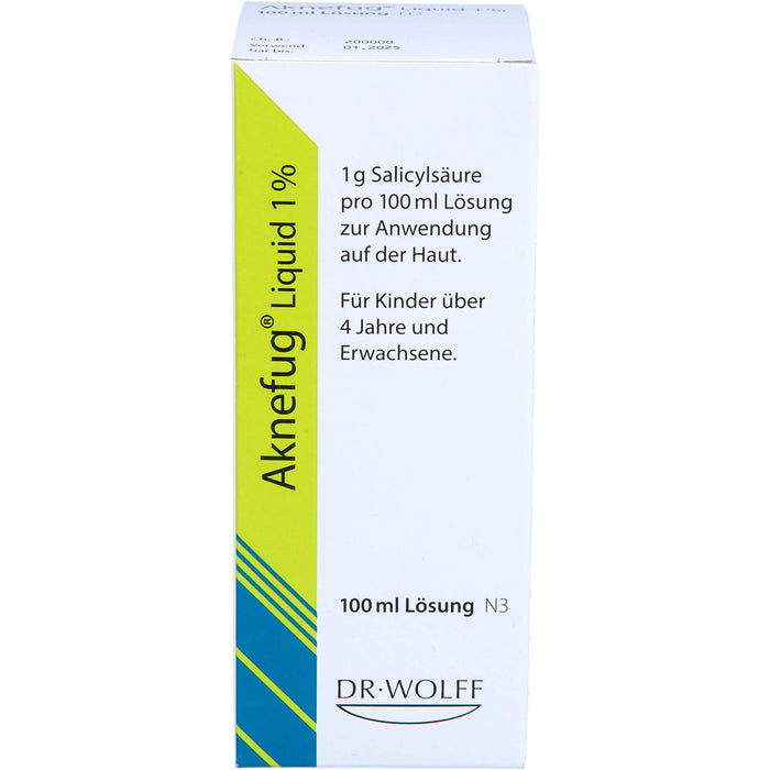 Aknefug Liquid 1 % Lösung, 100 ml Solution