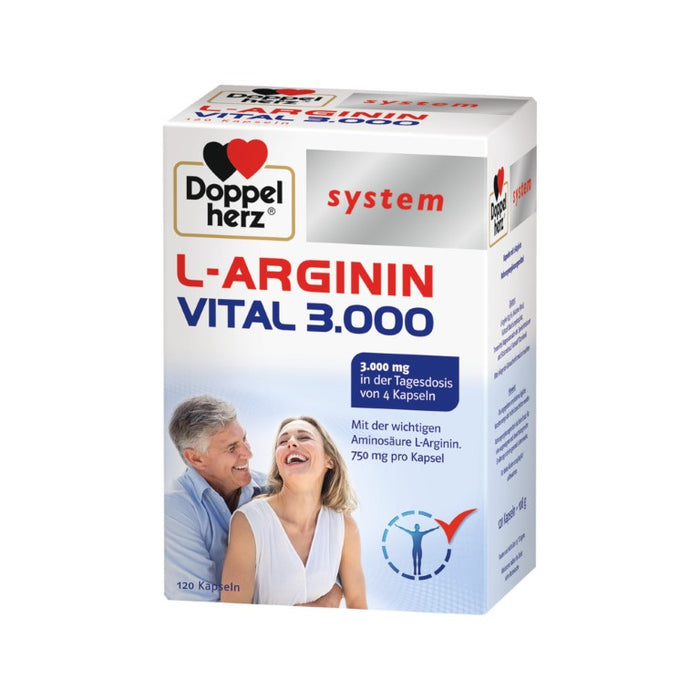 Doppelherz system L-ARGININ VITAL 3.000, 120 pc Capsules