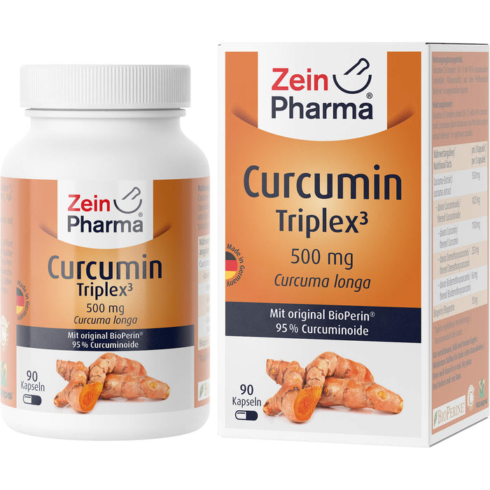 ZeinPharma Curcumin Triplex3 500 mg Kapseln, 90 pcs. Capsules