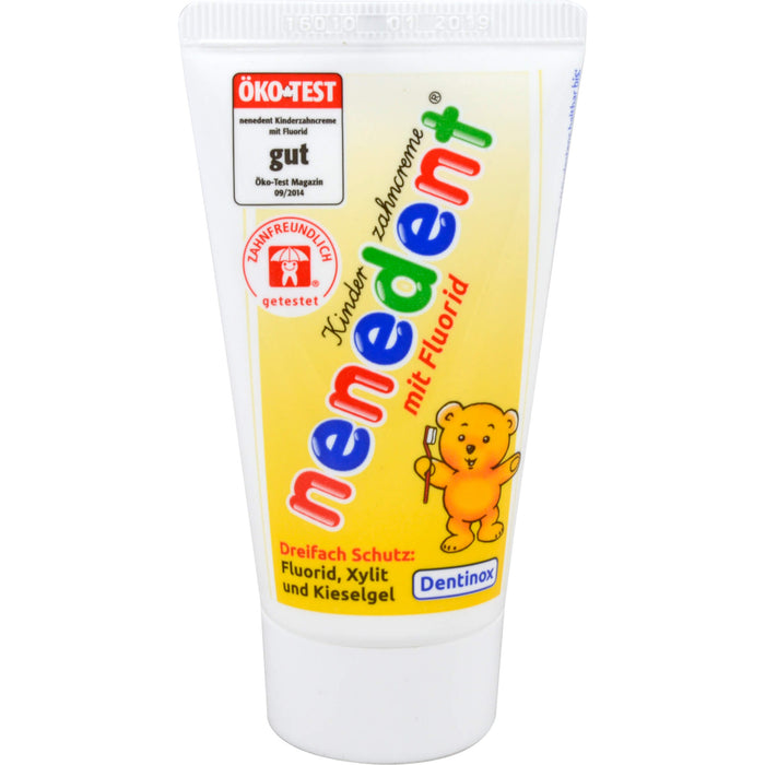 nenedent Kinderzahncreme mit Fluorid, 50 ml Dentifrice