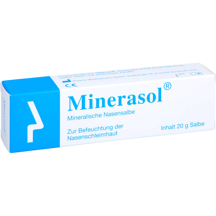 Minerasol mineralische Nasensalbe zur Befeuchtung der Nasenschleimhaut, 20 g Onguent