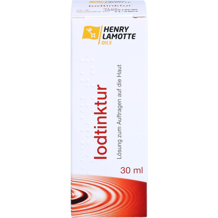 HENRY LAMOTTE Jodtinktur, 30 ml Solution