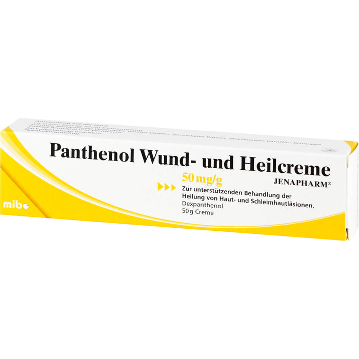 Panthenol Wund- und Heilcreme Jenapharm 50 mg/g, 50 g Cream