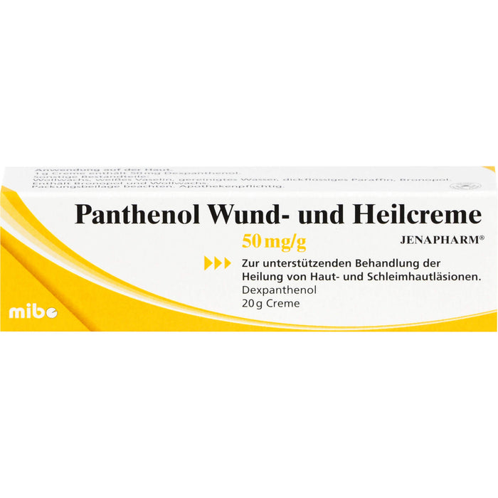 Panthenol Wund- und Heilcreme JENAPHARM, 20 g Cream