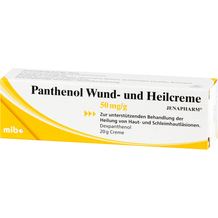 Panthenol Wund- und Heilcreme JENAPHARM, 20 g Cream