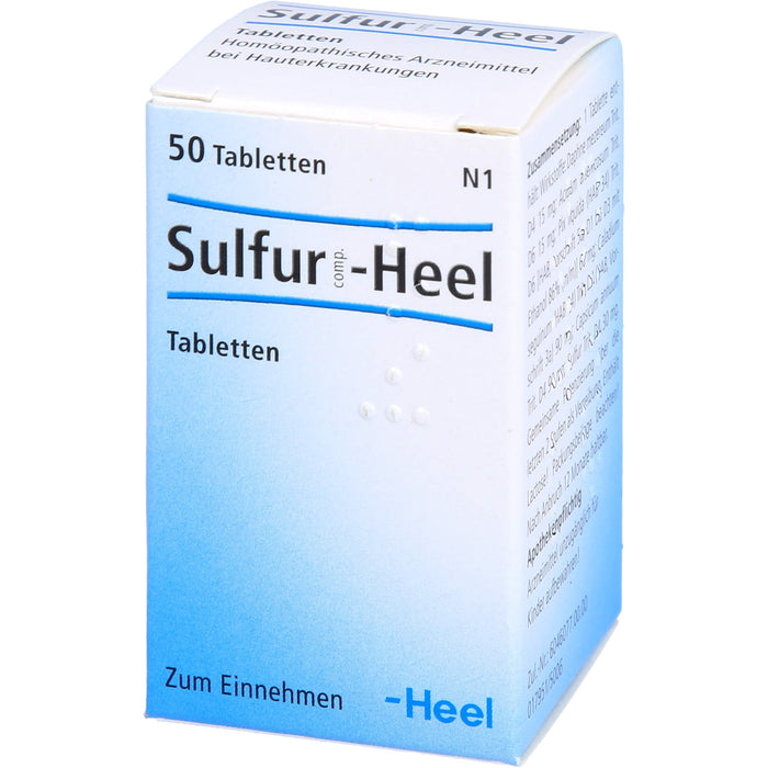 Sulfur comp.-Heel Tabletten bei Hauterkrankungen, 50 St. Tabletten