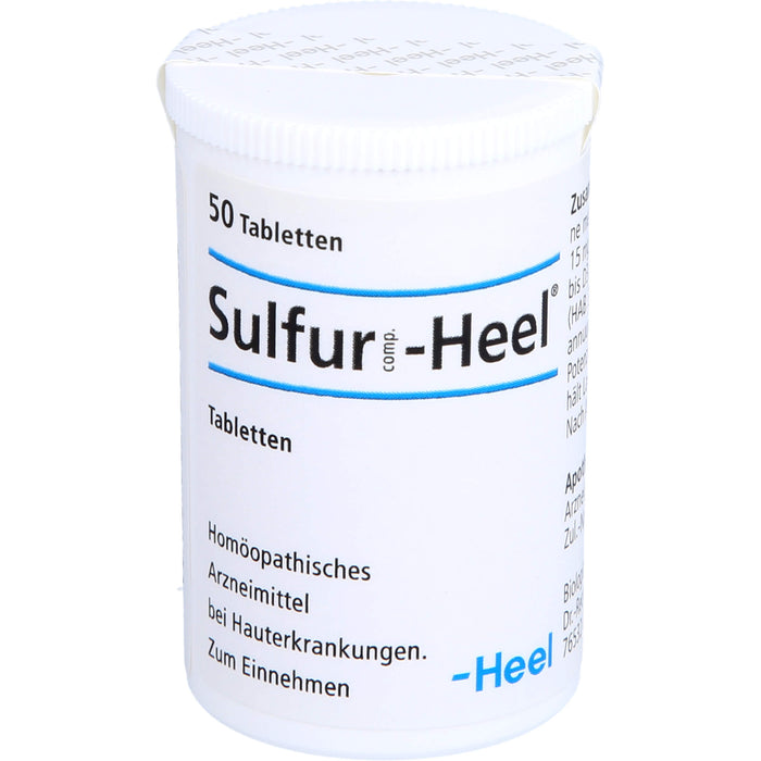 Sulfur comp.-Heel Tbl., 50 St TAB