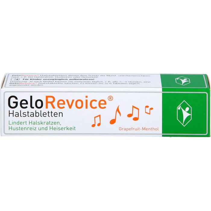 GeloRevoice Halstabletten Grapefruit-Menthol, 20 pcs. Tablets