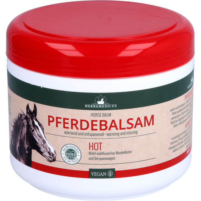 HERBAMEDICUS Pferdebalsam Hot wärmend und entspannend, 500 ml Baume